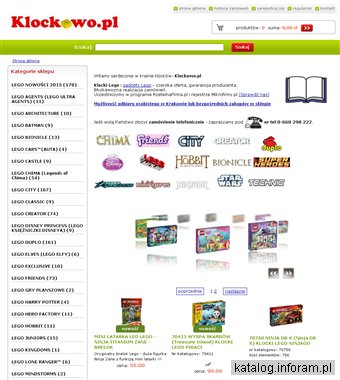 Klockowo.pl - klocki Lego dla Ciebie i Twoich bliskich
