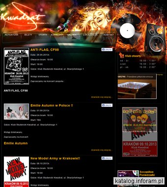 Koncerty w Krakowie - Klub Kwadrat