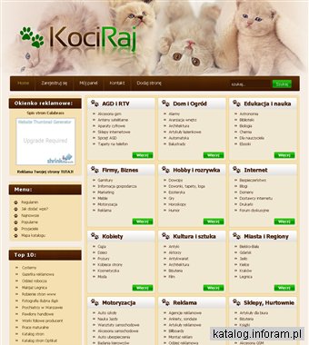 Katalog stron Kociraj