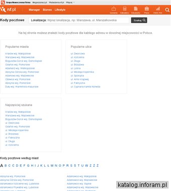 Kody-pocztowe.nf.pl