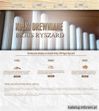 ZPH BIGUS RYSZARD kołki meblowe