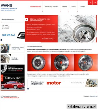 Kolo-dwumasowe.pl - Avanti - regeneracja kół dwumasowych