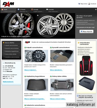 Sklep z dywanikami i kołpakami