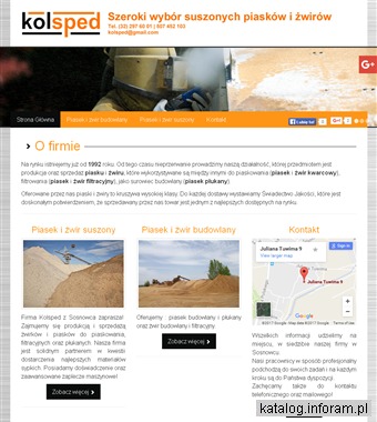 KOLSPED Piasek płukany