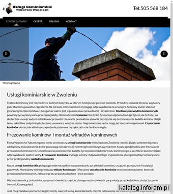www.kominiarztyburski.pl frezowanie komiów