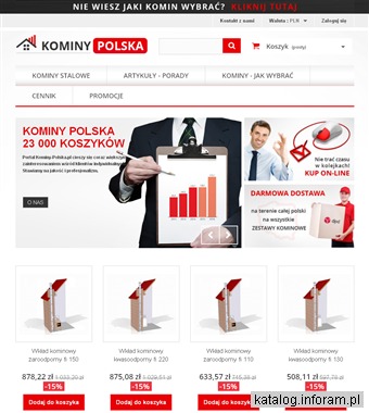 Wkłady kominowe - kominy-polska.pl