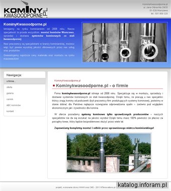 Kominy Kwasoodporne - Warszawa