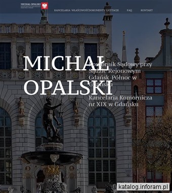 Komornik przy Sądzie Rejonowym Gdańsk Północ - Michał Opalski