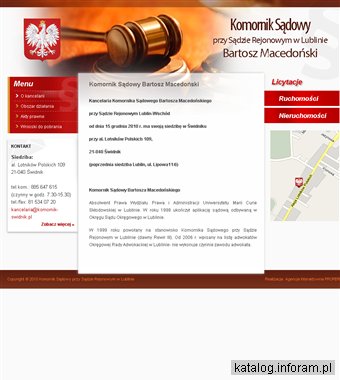 Komornik Sądowy przy Sądzie Rejonowym w Lublinie z siedzibą w Świdniku