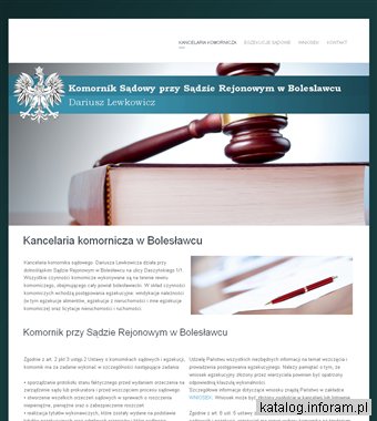 Komornik Sądowy przy Sądzie Rejonowym w Bolesławcu kancelaria komornicza Bolesławiec