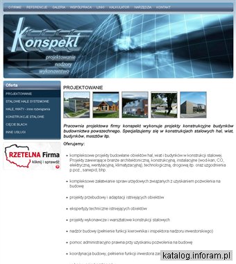 KONSPEKT Michał Żaliński - hale stalowe systemowe