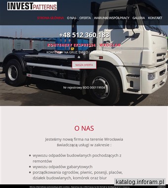 INVESTPATTERNS - wywóz gruzu