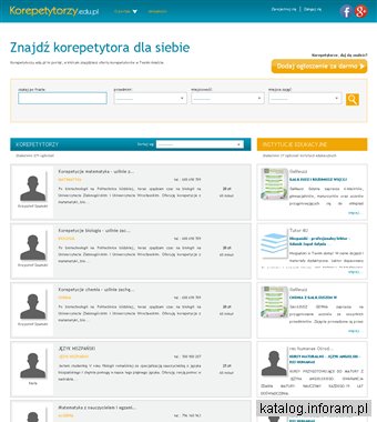 Korepetytorzy.edu.pl