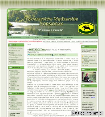 Towarzystwo Wędkarskie KORMORAN w Nowej Karczmie