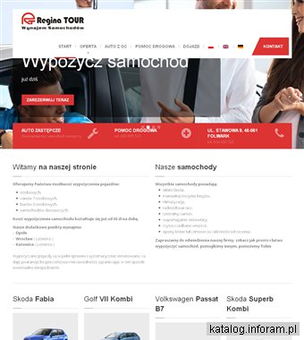 Wypożyczalnia samochodów Opole, Katowice, Wrocław