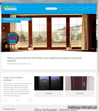 Korona2003 - okna Sochaczew, bramy oraz drzwi