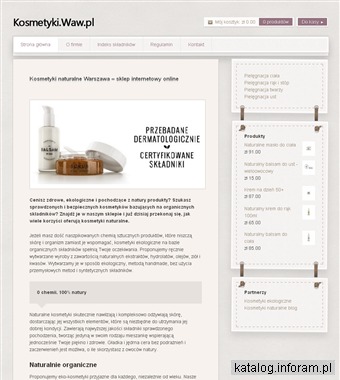 Kosmetyki ekologiczne - sklep internetowy