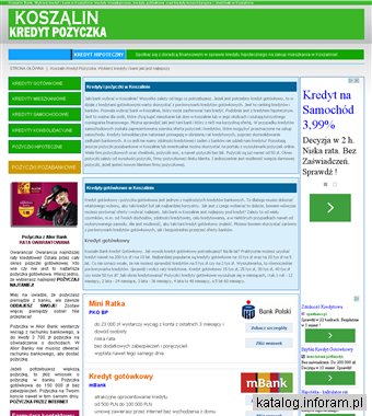 Pożyczka gotówkowa w Koszalinie