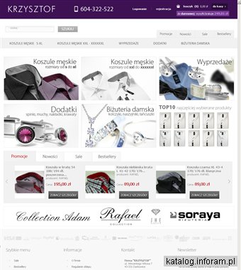 Krzysztof - koszule męskie sklep internetowy