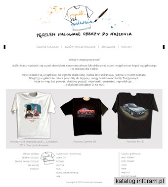 Ręcznie malowane koszulki