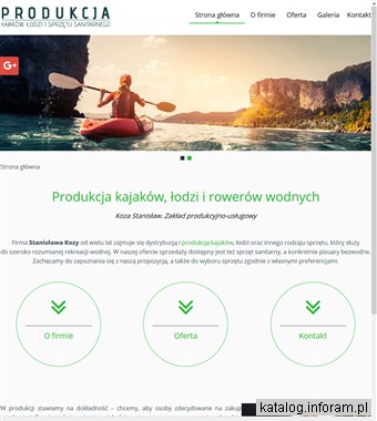 STANISŁAW KOZA kajak dwuosobowy producent