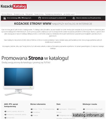 Kozacki katalog stron