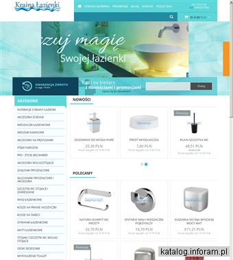 Krainalazienki.pl akcesoria łazienkowe