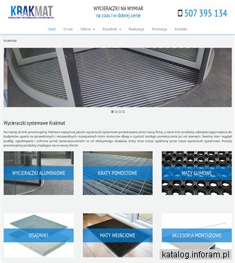 Wycieraczki aluminiowe