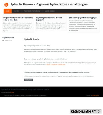 Hydraulik Kraków - Pogotowie hydrauliczne i kanalizacyjne