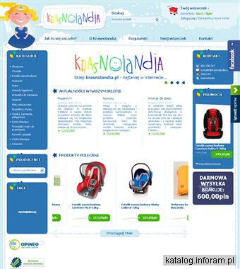 Dla dzieci - Sklep Internetowy - KRASNOLANDIA.pl