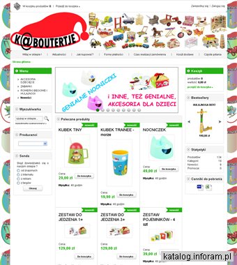 Zabawki konstrukcyjne, AGD dla dzieci