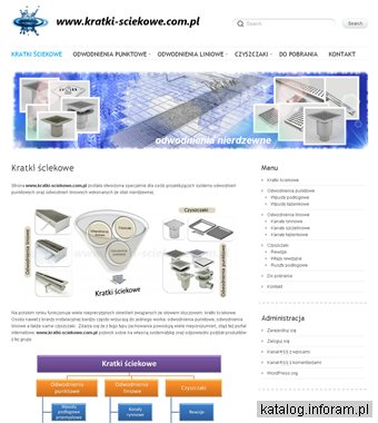 Serwis informacyjny www.kratki-sciekowe.com.pl