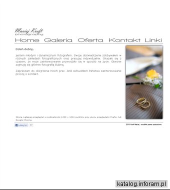 Fotografia Ślubna Starogard Gdański, Maciej Kreft, Fotograf Starogard