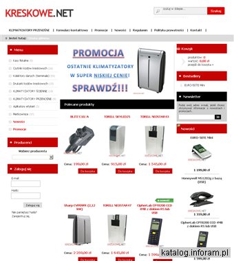 Kreskowe.net - klimatyzatory, urządzenia biurowe