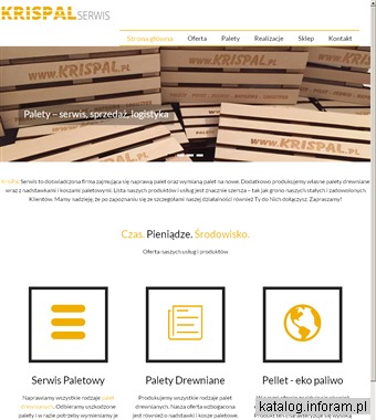 KRISPAL producent palet Warszawa