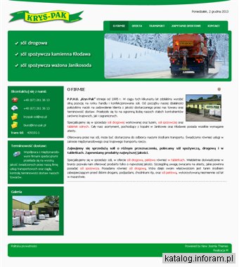 Sól drogowa – zaprasza Krys-Pak