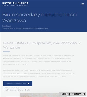 Biuro nieruchomości Warszawa - KrystianBiarda.com