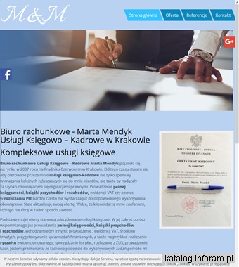 www.ksiegowosc.mendyk.com.pl Księgowa