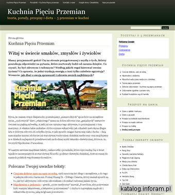Przepisy pięciu przemian - 5 smaków w kuchni