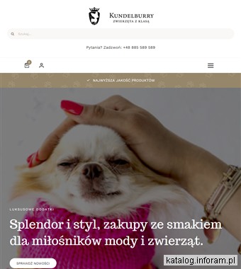 Moda dla psów - sklep Kundelburry