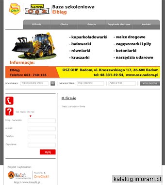 Kurs operatora koparkoładowarki Elbląg