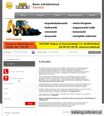 Kurs operatora koparkoładowarki Tarnów