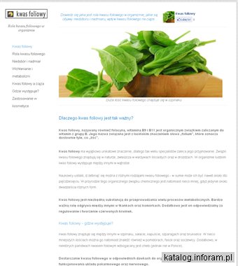 Funkcje kwasu foliowego