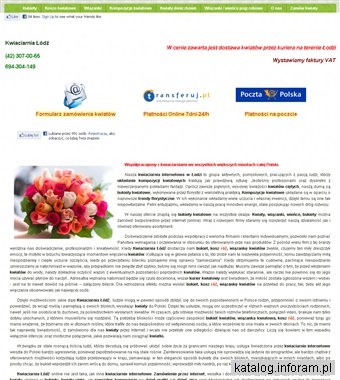 Kwiaty na telefon Łódź. kwiaciarnia-lodz.com.pl