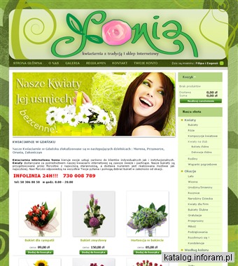 SONIA kwiaciarnia internetowa Gdańsk