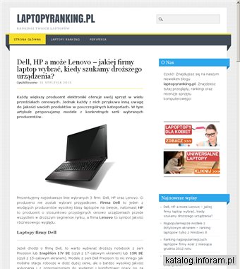 Rankingi Twoich laptopów