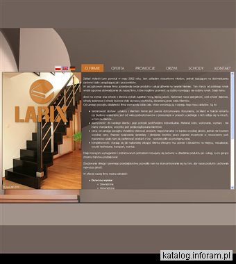 Schody z drewna - LARIX