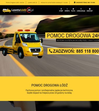 Laweta Łódź - Pomoc Drogowa 24h