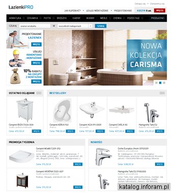 ŁazienkiPRO - wyposażenie łazienek