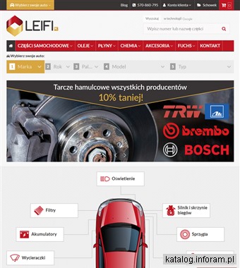 Klocki hamulcowe - Leifi